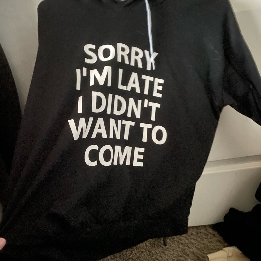Black sweater!